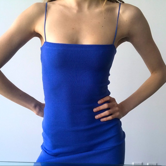 ZARA Ribbed Mini Dress - Picture 1 of 3